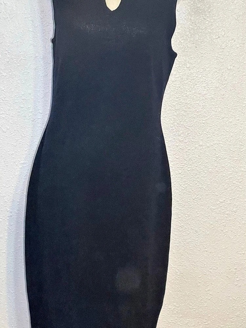 St. John sport black knitted Sleeveless Dress size medium - Picture 7 of 15